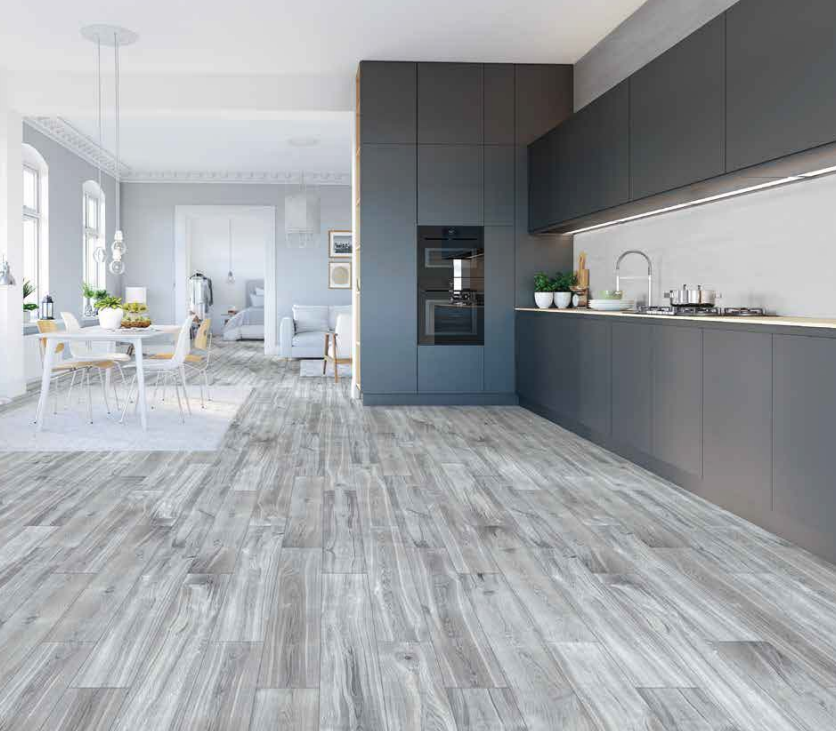 GRES PORCELLANATO RETTIFICATO EFFETTO LEGNO PATAGONIA GREY 22.5x119.5 DI HALCOM CERAMICHE
