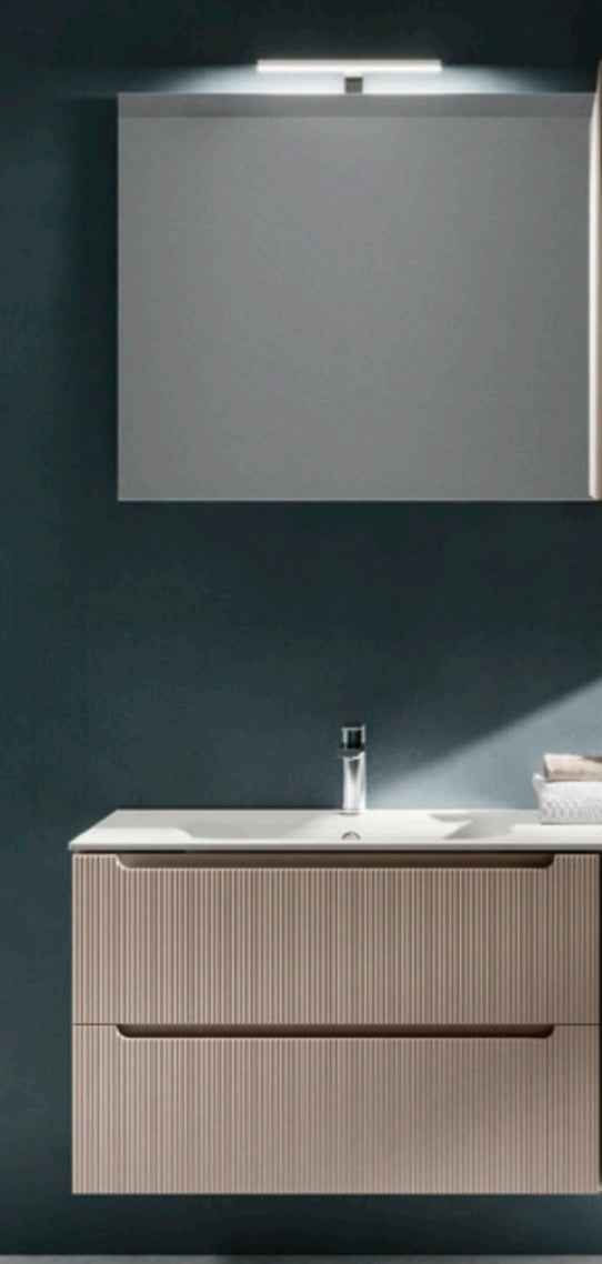 Mobile Bagno Cannettato cm.90 Completo Collezione SkyLine