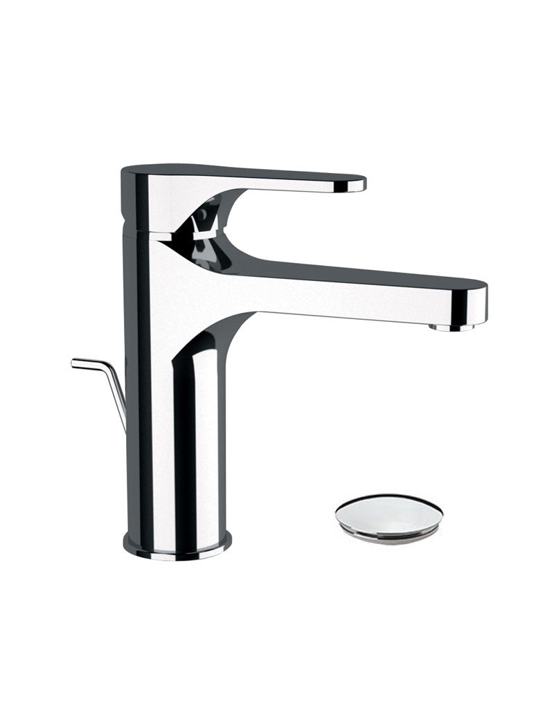 Miscelatore lavabo grande collezione Surf Mariani, con scarico