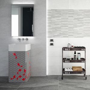 RIVESTIMENTO BAGNO 25x60 COLLEZIONE BEST WALL ICE - 19,90€ al mq (Scatola da 9 pezzi tot mq 1.35)€.26.90 A SCATOLA