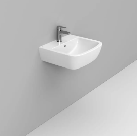 LAVABO A MURO SOSPESO GEMMA 2 DI CERAMICA DOLOMITE 50x44