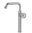 MISCELATORE LAVABO ALTO CROMO SERIE INNA SENZA SCARICO