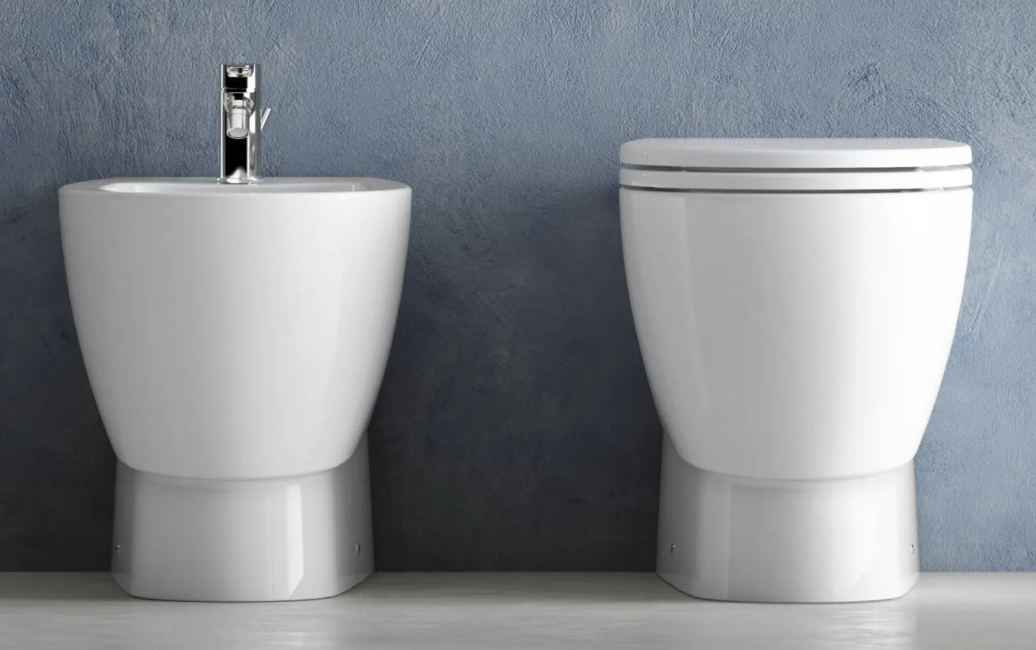 BIDET FILOMURO SERIE DEMY DI CERAMICA DOLOMITE PROF.54