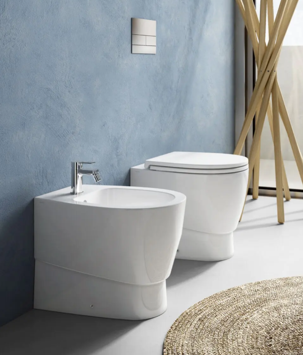 BIDET FILOMURO SERIE DEMY DI CERAMICA DOLOMITE PROF.54